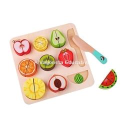 CORTAR FRUTAS ENCAJE PUZZLE - Imagen 2