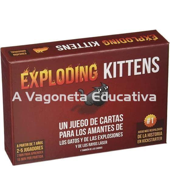 EXPLODING KITTENS JUEGO DE CARTAS - Imagen 1