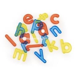 LETRAS MINÚSCULAS TRASLÚCIDAS BOTE 76 PIEZAS - Imagen 2