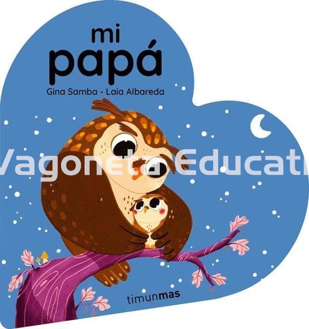 MI PAPÁ (Libro cartoné forma corazón) - Imagen 1