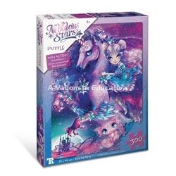 NEBULIA & HORSE PUZZLE GLITTER 300 PIEZAS - Imagen 1